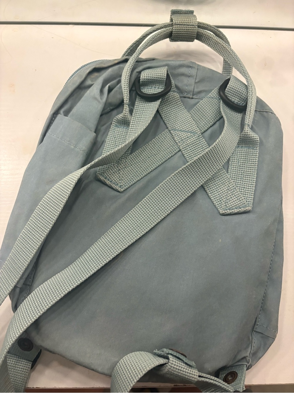 Fjallraven Kånken Mini Backpack in Dusty Teal - Picture 2 of 3
